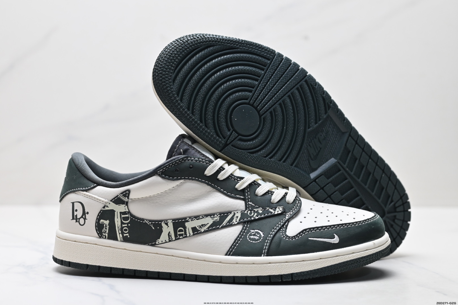 Nike Air Jordan 1 x Travis Scott 'DIY' Custom Low-Top Sneakers 6 i1750868069180 1071 0 4