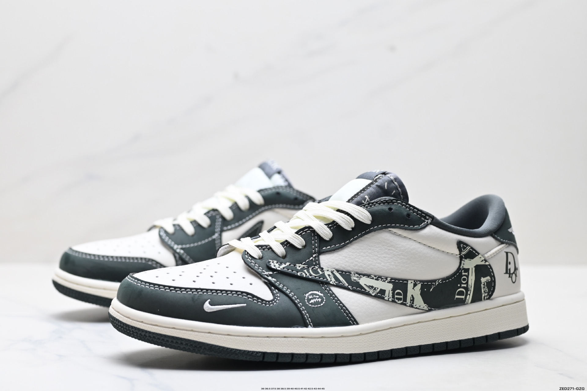 Nike Air Jordan 1 x Travis Scott 'DIY' Custom Low-Top Sneakers 5 i1750868070550 9643 0 3