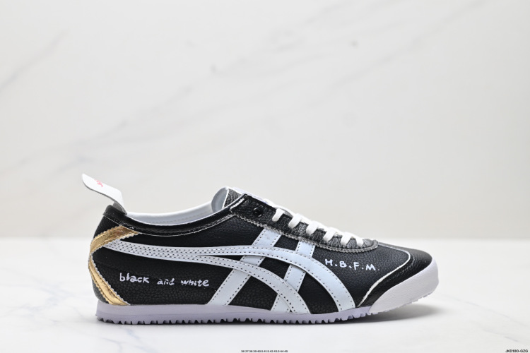Onitsuka Tiger Nippon Made Mexico 66 Deluxe Sneakers - Black and White 1 Onitsuka Tiger Nippon Made Mexico 66 Deluxe Sneakers – Black and White