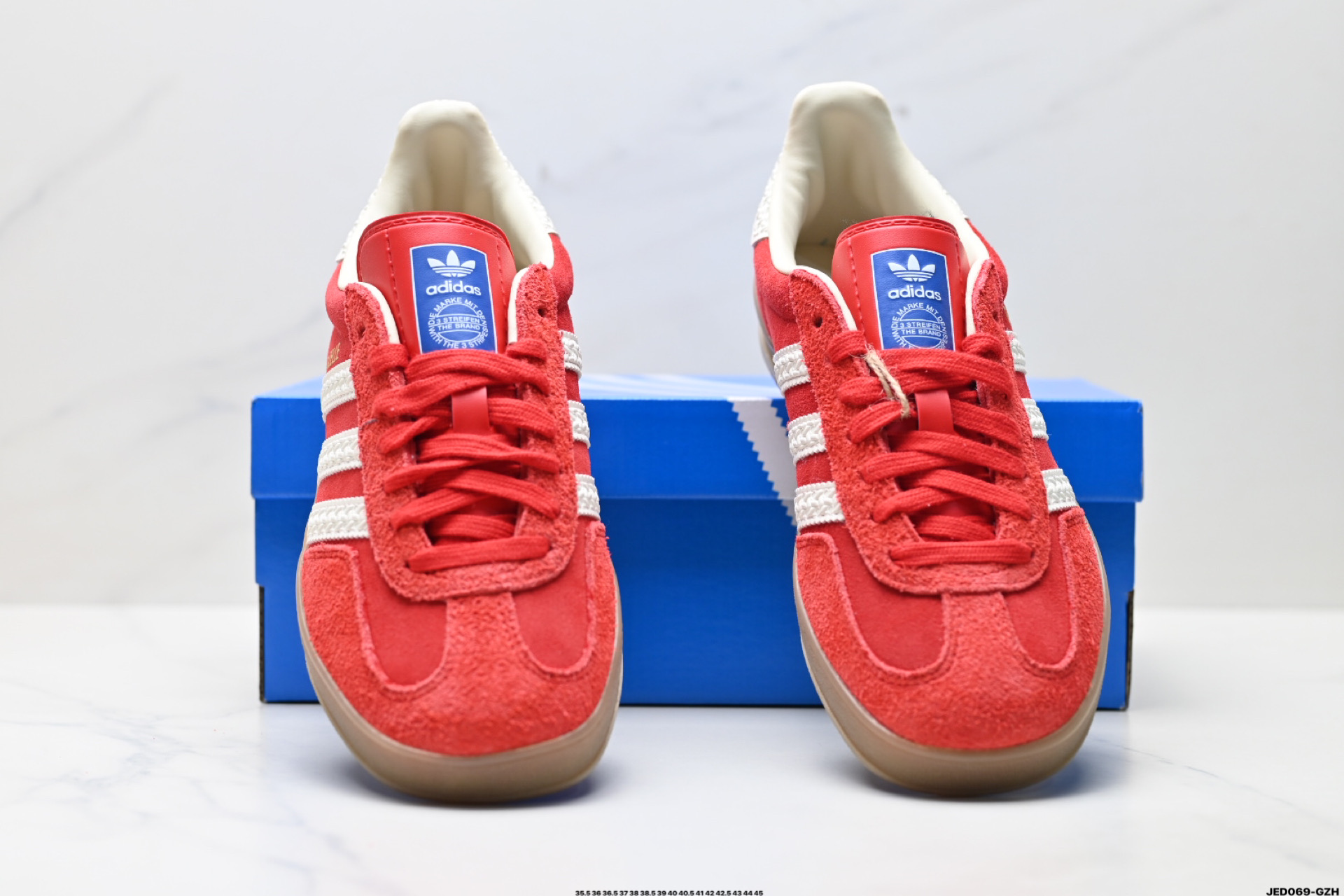160 Adidas Originals Gazelle Indoor 三叶草休闲防滑耐磨低帮板鞋 IF1808