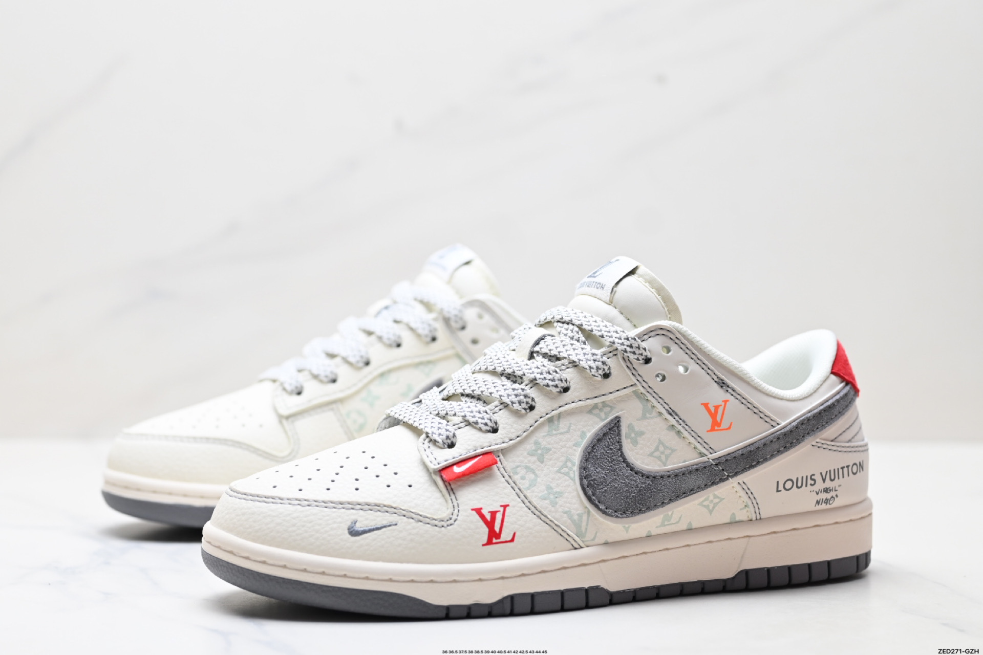 270 Nike Dunk Low Retro ‘DIY高端定制’耐克 低帮休闲运动板鞋 YX5066-360