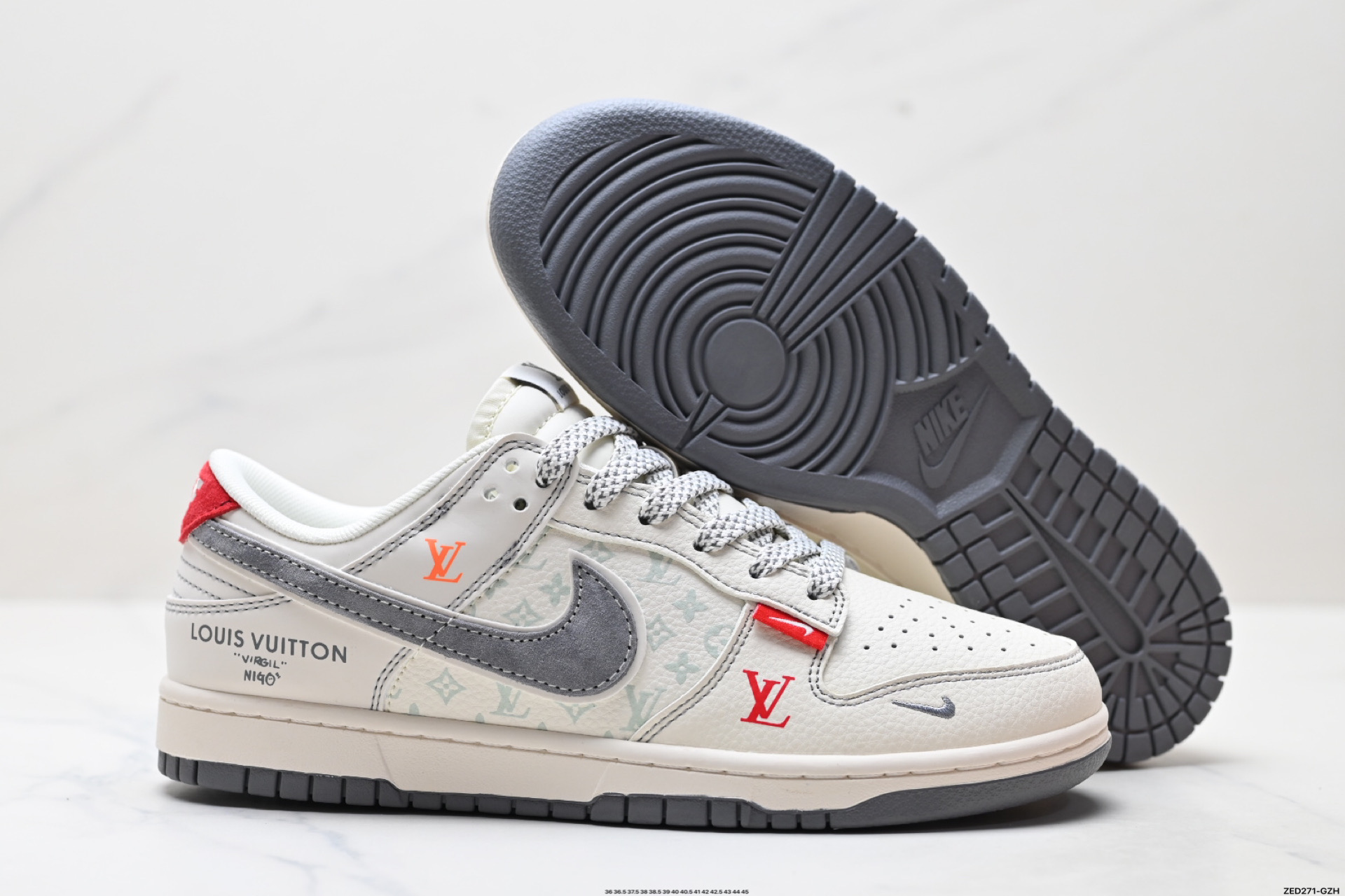 270 Nike Dunk Low Retro ‘DIY高端定制’耐克 低帮休闲运动板鞋 YX5066-360