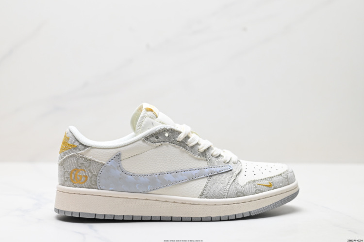 Nike Air Jordan 1 x Travis Scott בהתאמה אישית - ביצועים וסגנון 1 Nike Air Jordan 1 x Travis Scott בהתאמה אישית – ביצועים וסגנון