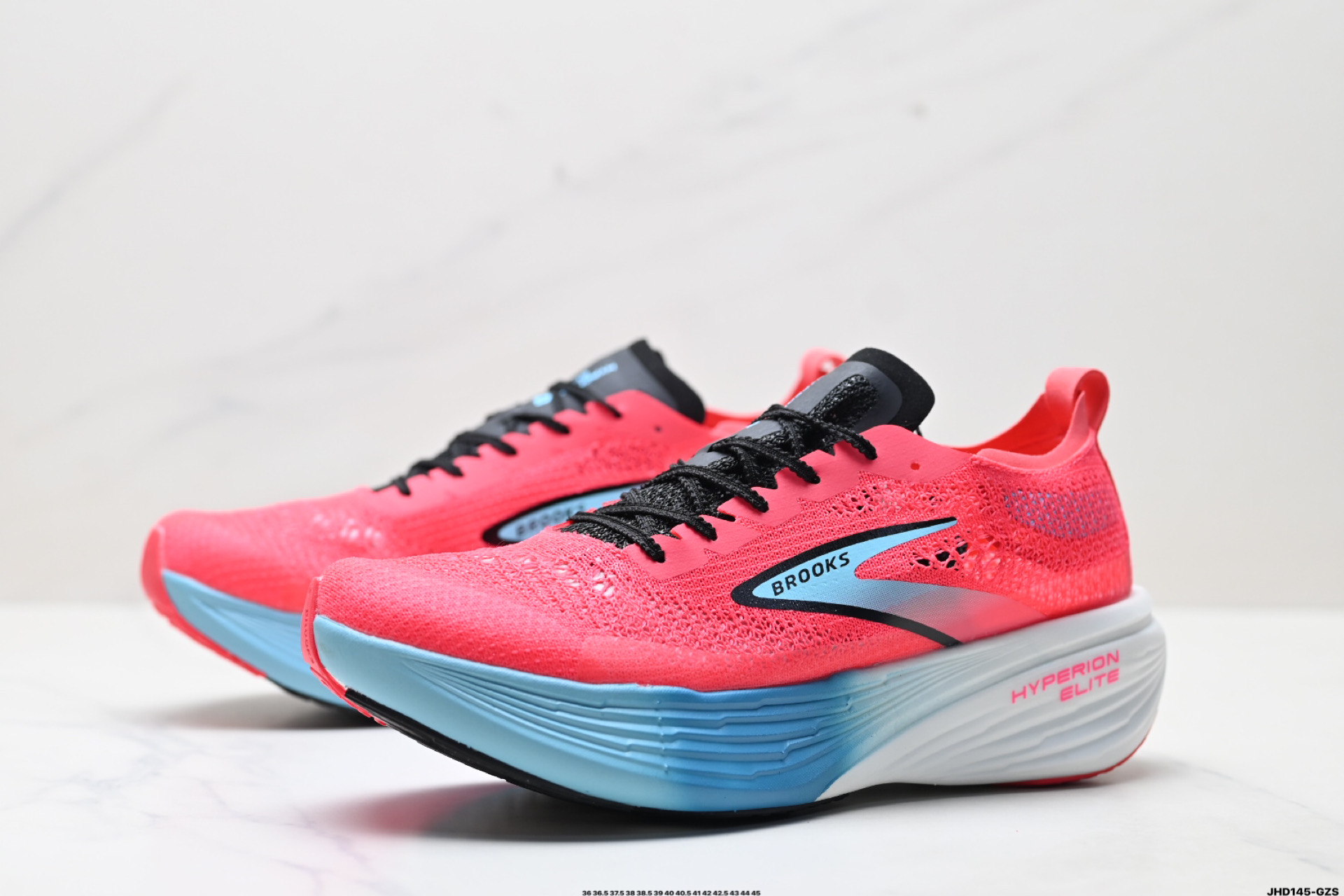 200 Brooks布鲁克斯 Hyperion Elite 4 PB 舒适百搭防滑耐磨 低帮 越野竞速跑步鞋 100046 1D 645