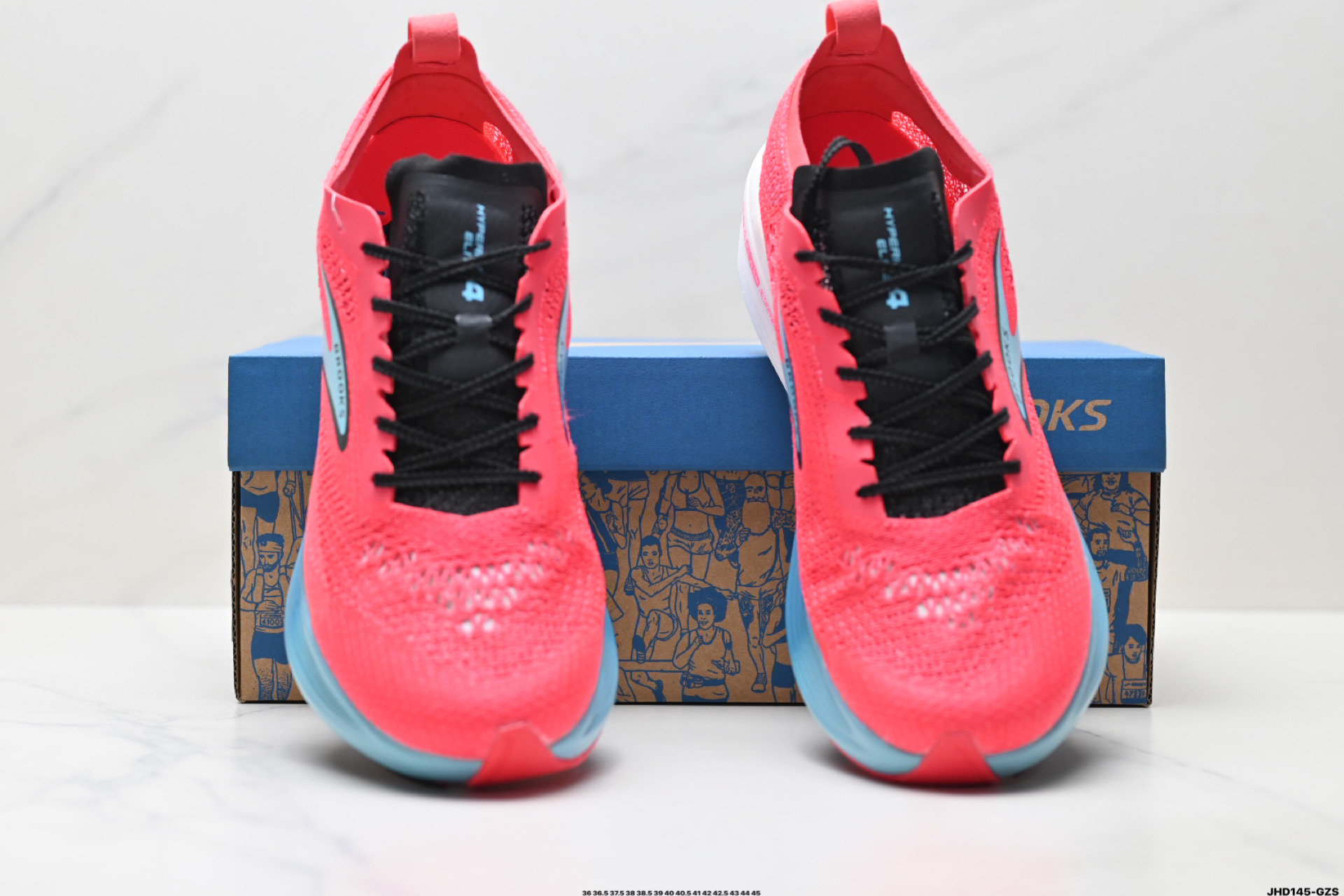 200 Brooks布鲁克斯 Hyperion Elite 4 PB 舒适百搭防滑耐磨 低帮 越野竞速跑步鞋 100046 1D 645