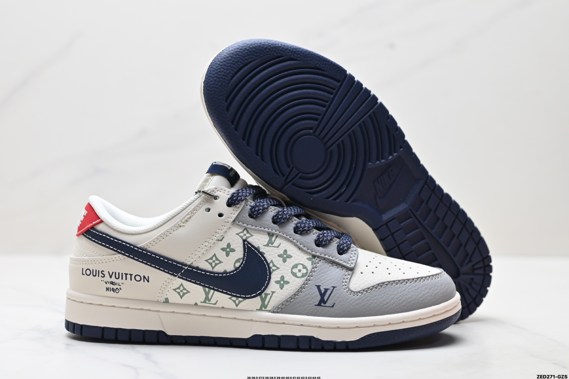 270 Nike Dunk Low Retro ‘DIY高端定制’耐克 低帮休闲运动板鞋 XX3168-161