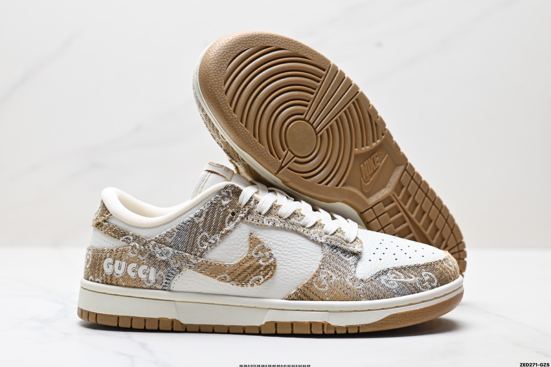 270 Nike Dunk Low Retro ‘DIY高端定制’耐克 低帮休闲运动板鞋 SC9207-421