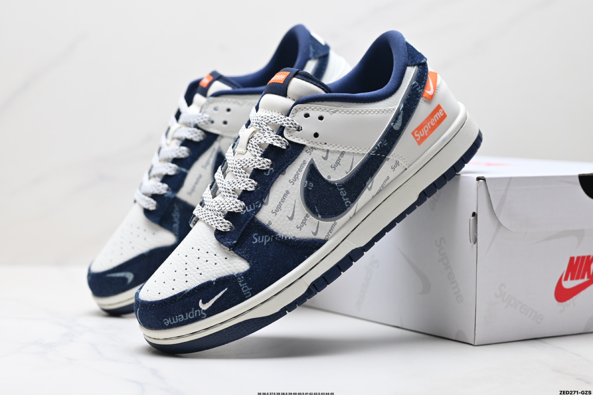 270 Nike Dunk Low Retro ‘DIY高端定制’耐克 低帮休闲运动板鞋 SC9207-415