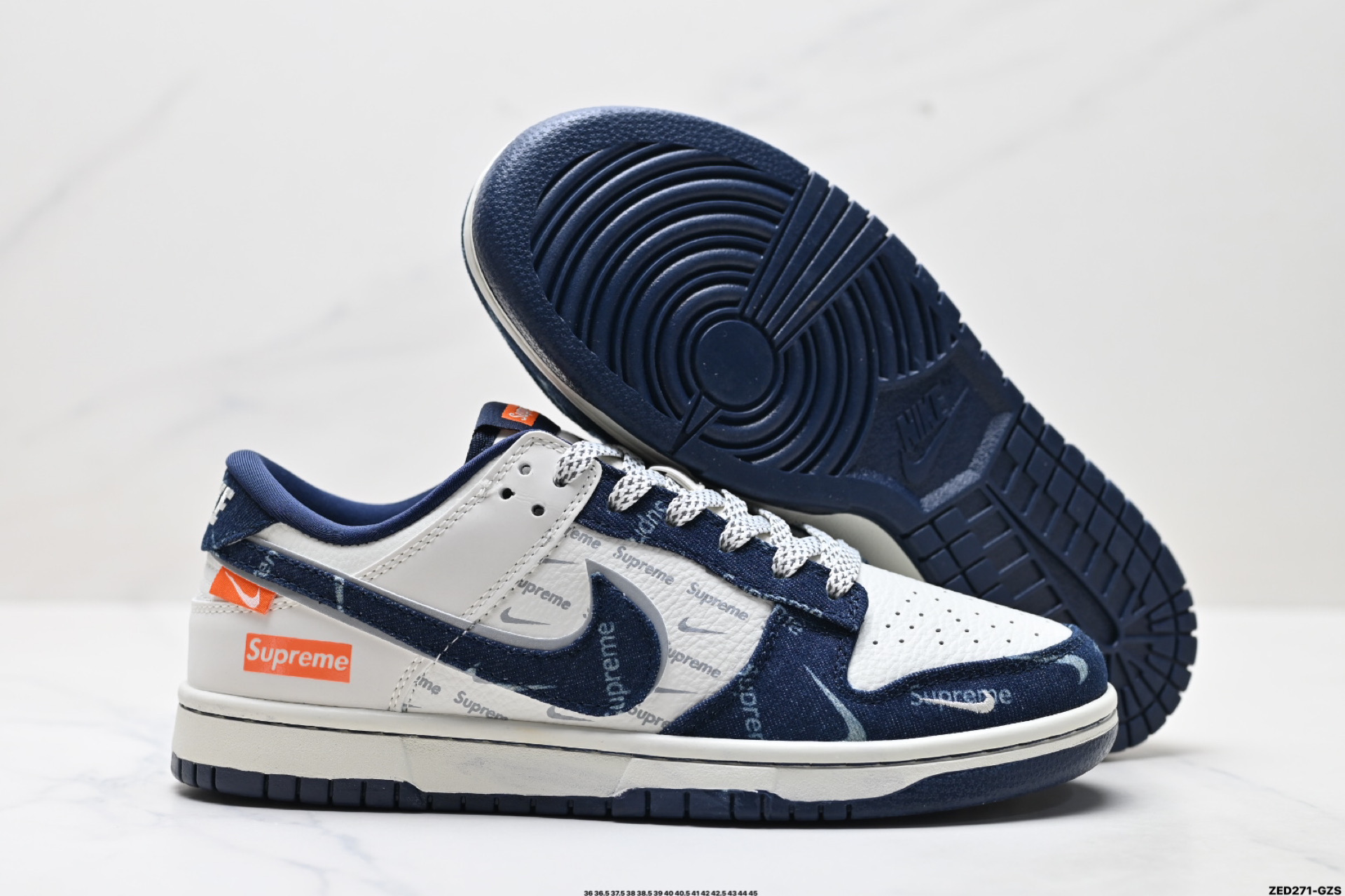 270 Nike Dunk Low Retro ‘DIY高端定制’耐克 低帮休闲运动板鞋 SC9207-415