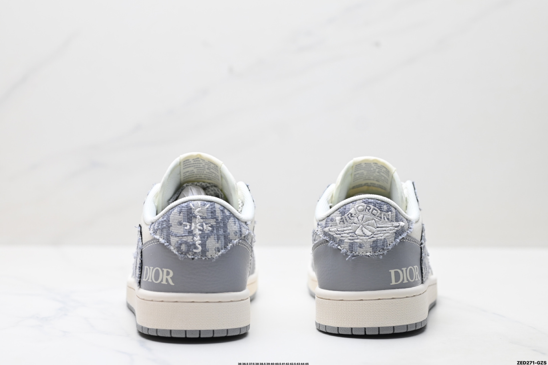 270 Nike Air Jordan 1 x Travis Scott AJ1倒勾 乔一倒钩 ‘DIY’定制 耐克 低帮文化篮球鞋 XS7089-612