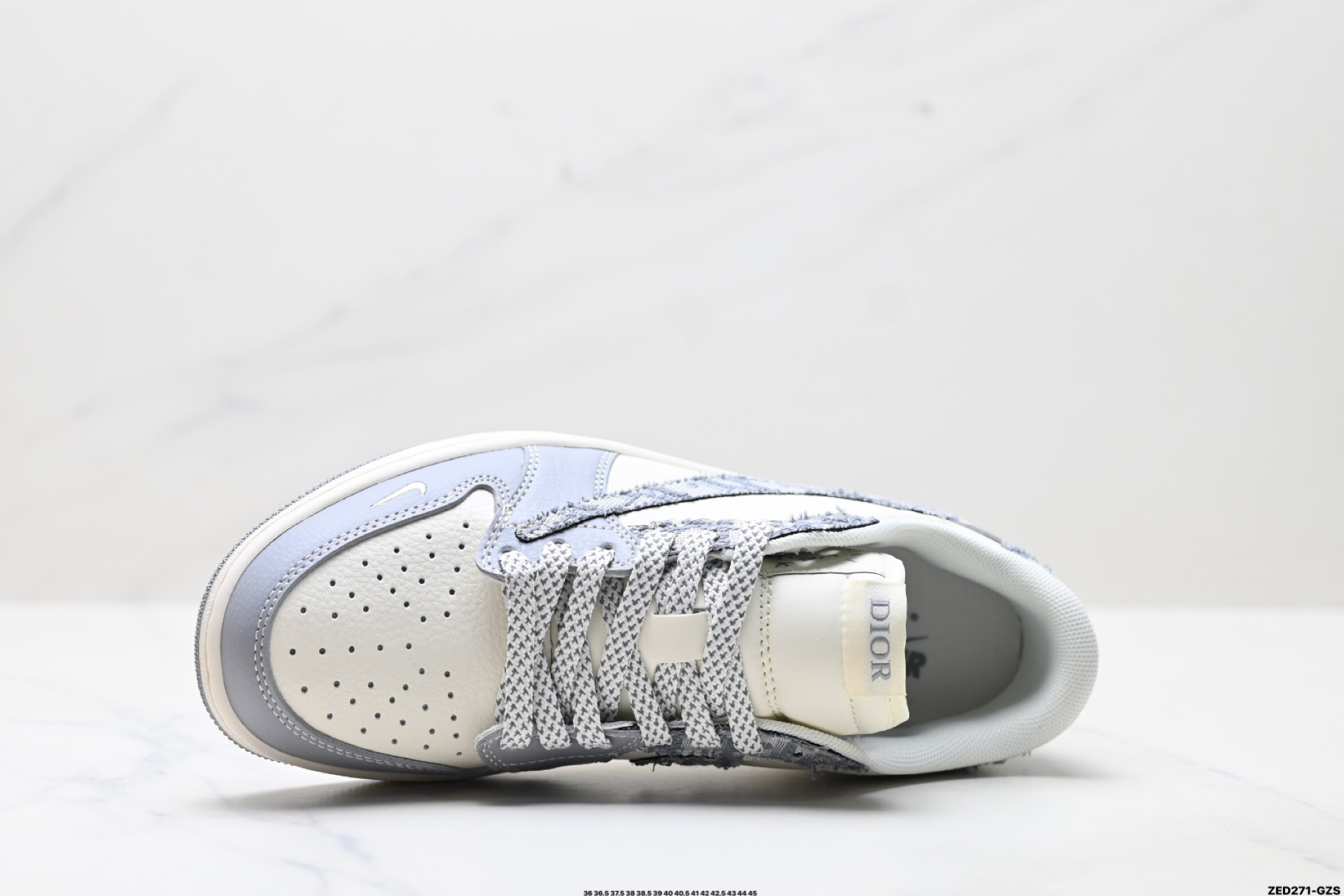 270 Nike Air Jordan 1 x Travis Scott AJ1倒勾 乔一倒钩 ‘DIY’定制 耐克 低帮文化篮球鞋 XS7089-612