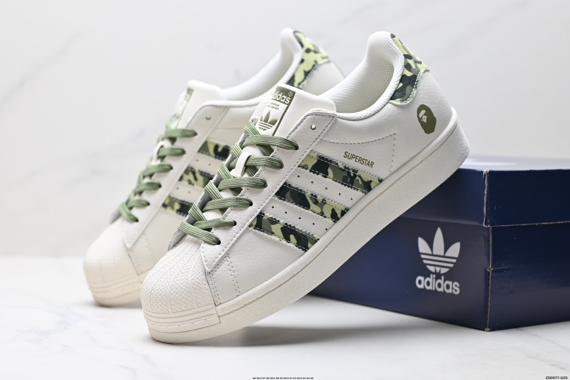 240 Adidas Originals Superstar 阿迪达斯 三叶草 贝壳头’DIY’系列低帮经典百搭休闲运动板鞋 SD6821