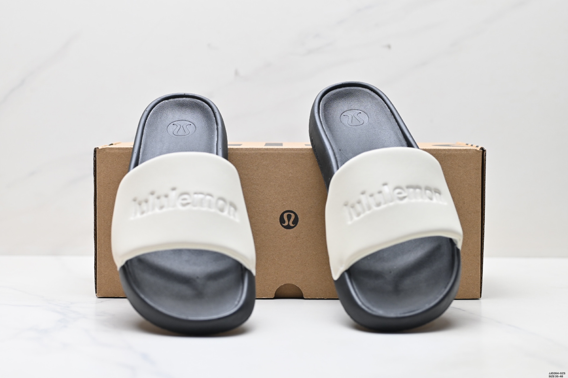 140 2025新款lulu一字拖鞋男女同款家居户外穿厚底增高休闲百搭凉拖鞋