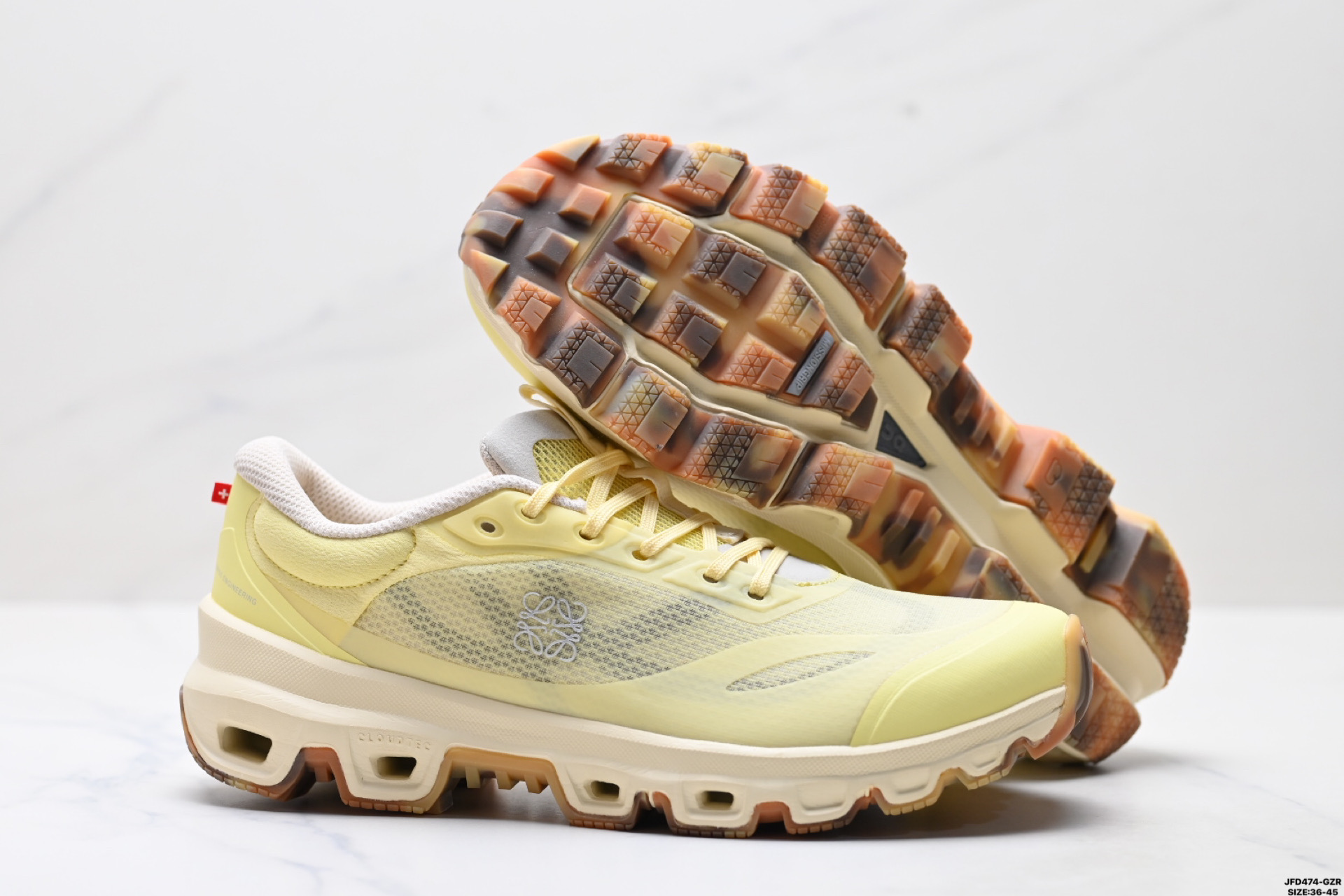 180 On昂跑 Cloudventure LOEWE 2系列低帮轻量舒适多功能休闲运动鞋