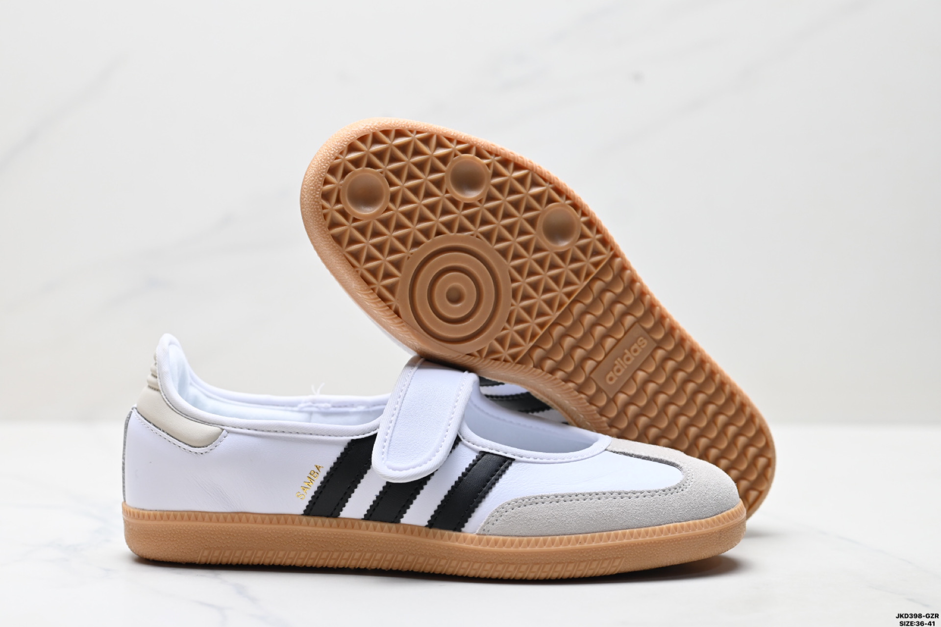 170 Adidas Samba Jane 阿迪达斯 玛丽珍款 板鞋懒人一脚蹬运动鞋 JR1402