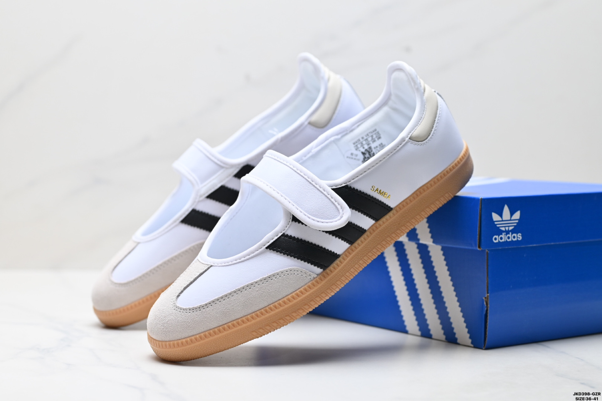 170 Adidas Samba Jane 阿迪达斯 玛丽珍款 板鞋懒人一脚蹬运动鞋 JR1402