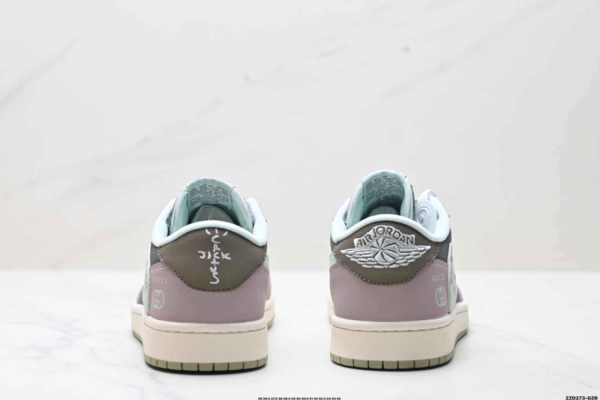 260 Nike Air Jordan 1 x Travis Scott AJ1倒勾 乔一倒钩 ‘DIY’定制 耐克 低帮文化篮球鞋 XD0798-305