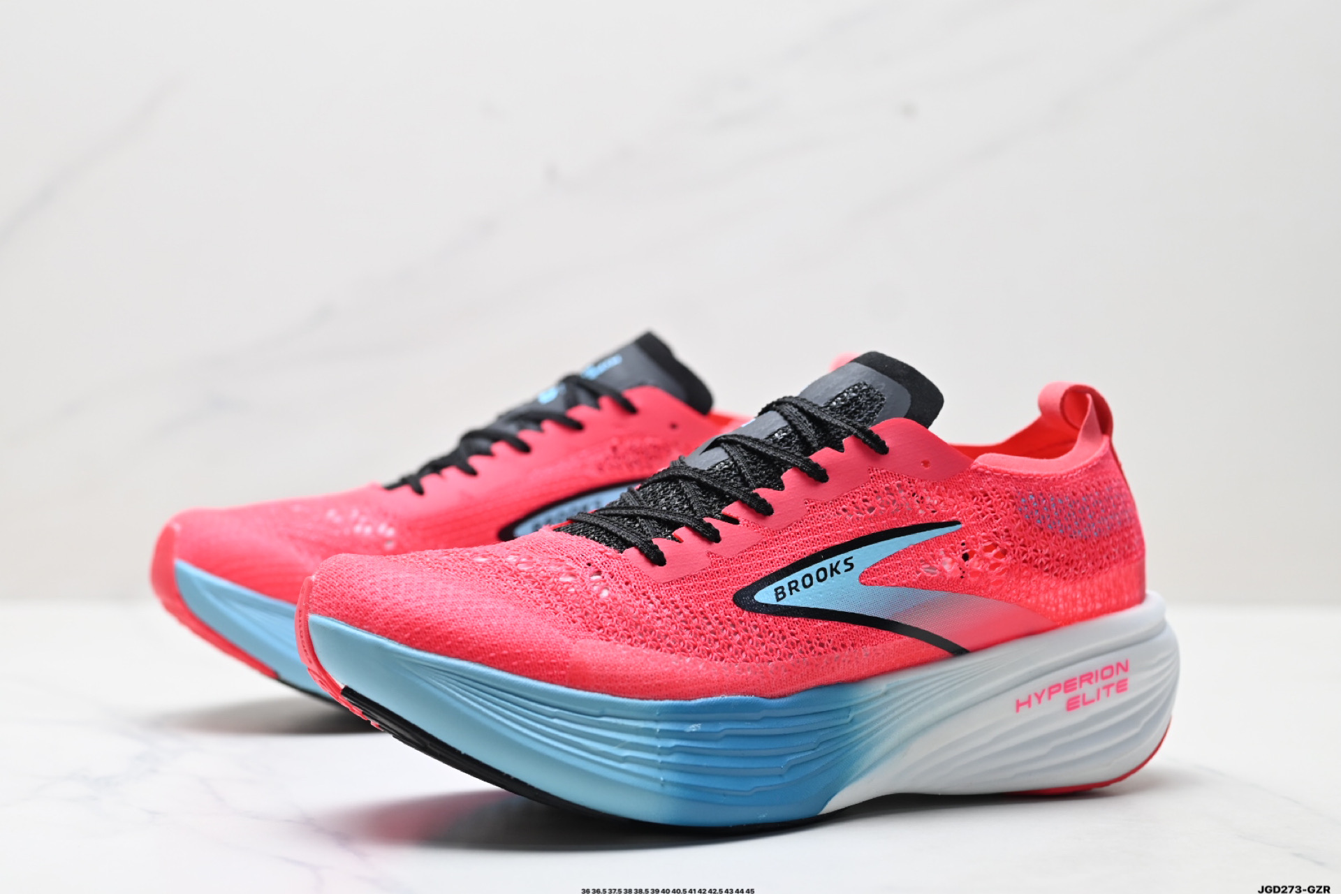 190 Brooks布鲁克斯 Hyperion Elite 4 PB 舒适百搭防滑耐磨 低帮 越野竞速跑步鞋 100046 1D 645