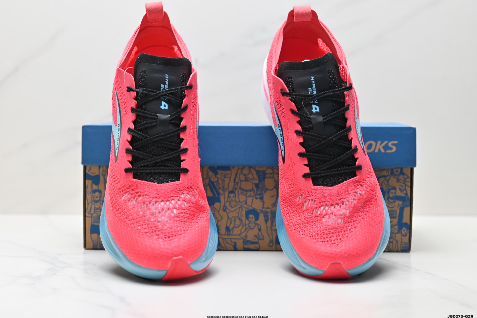 190 Brooks布鲁克斯 Hyperion Elite 4 PB 舒适百搭防滑耐磨 低帮 越野竞速跑步鞋 100046 1D 645