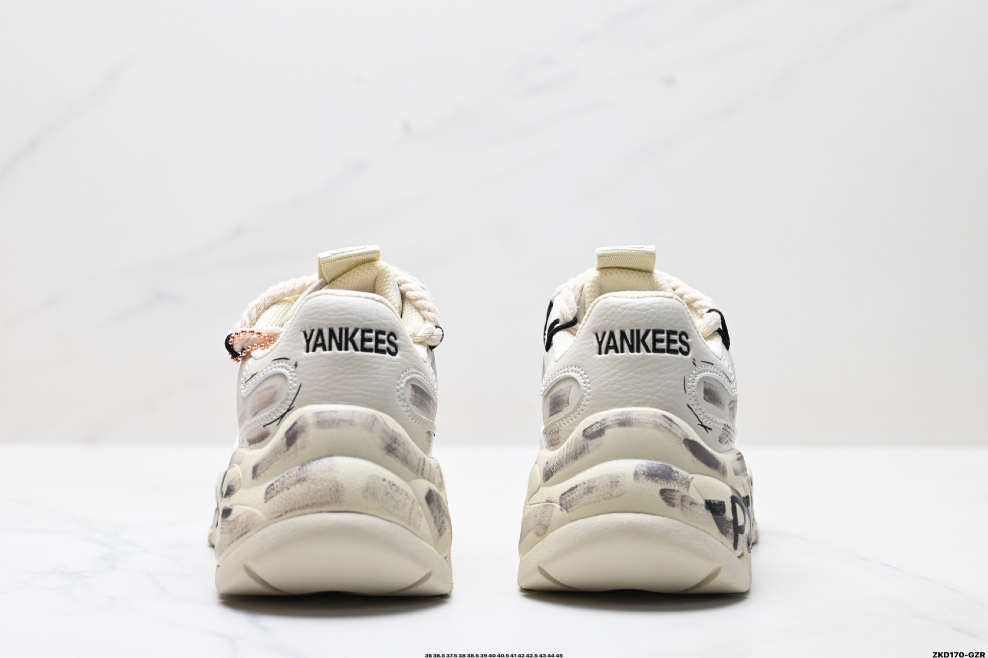 280 MLB Chunky Liner PU ‘DIY定制’ 简约时尚 百搭 包裹性保暖防滑防水减震 低帮 板鞋 3ASXCA12N