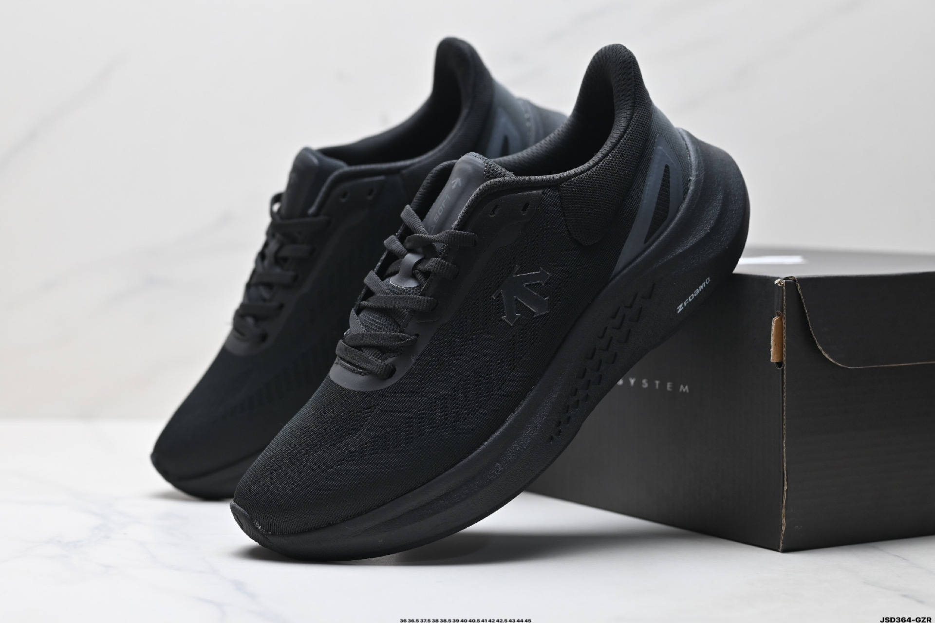 210 迪桑特DESCENTE RUN STEP 舒适百搭减震耐磨轻便 低帮 休闲训练长跑城市通勤跑步鞋 SQ113RRN14