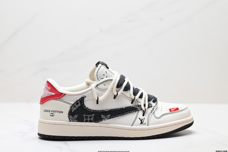 Nike Air Jordan 1 x Travis Scott בעיצוב אישי - קלאסיקה עם טוויסט 1 Nike Air Jordan 1 x Travis Scott בעיצוב אישי – קלאסיקה עם טוויסט