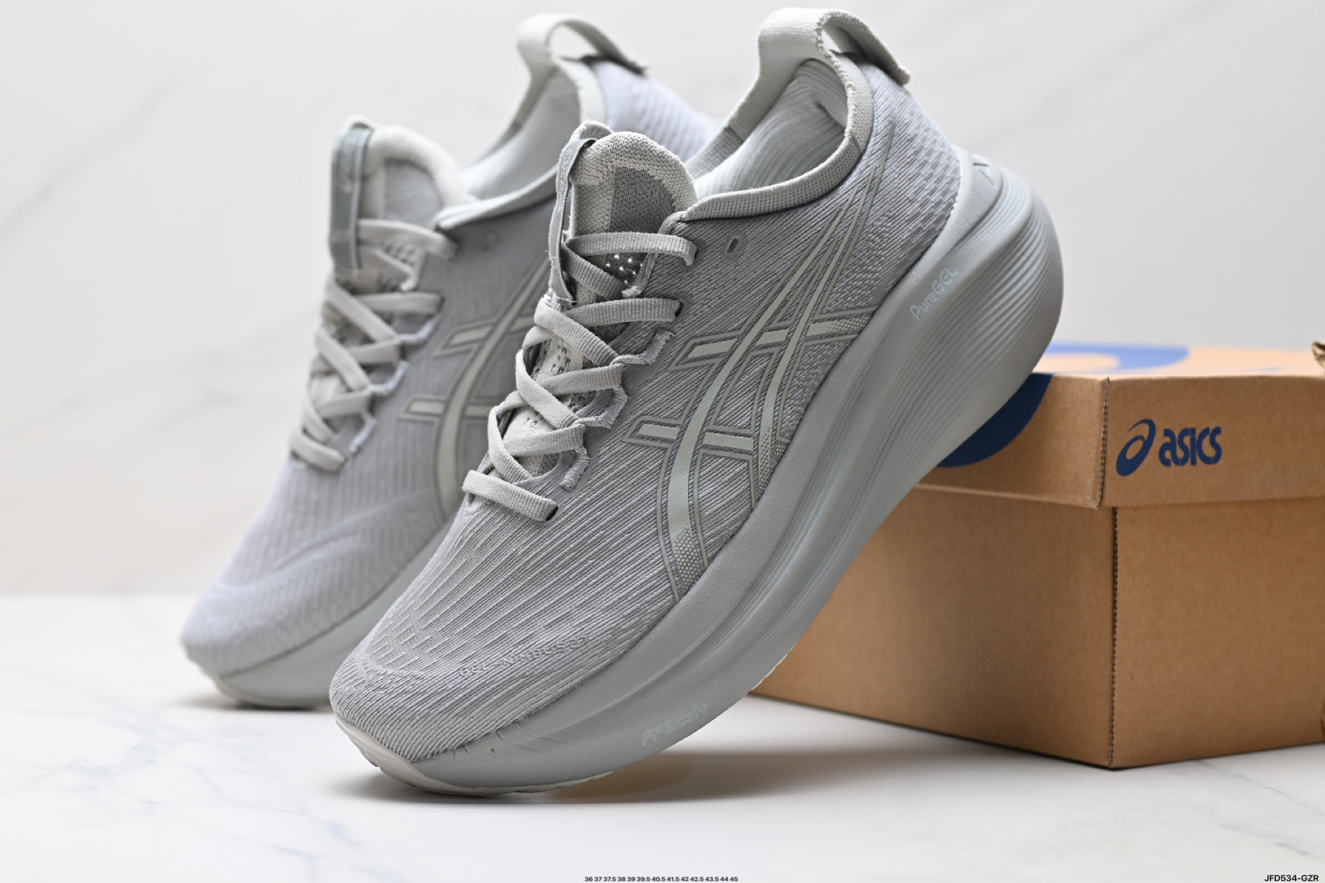 180 Asics Gel-Nimbus 27 舒适防滑耐磨低帮休闲跑步鞋 1011B958-020