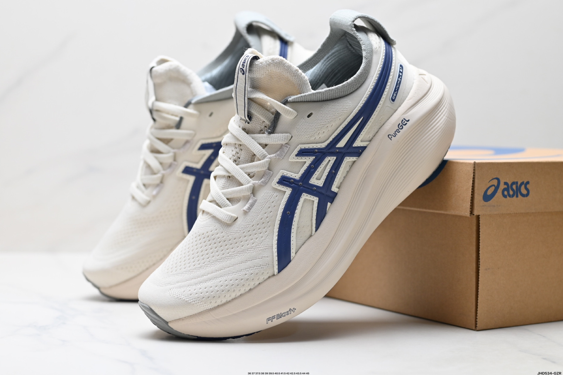 200 Asics Gel-Nimbus 27 舒适防滑耐磨低帮休闲跑步鞋 1011C028-200