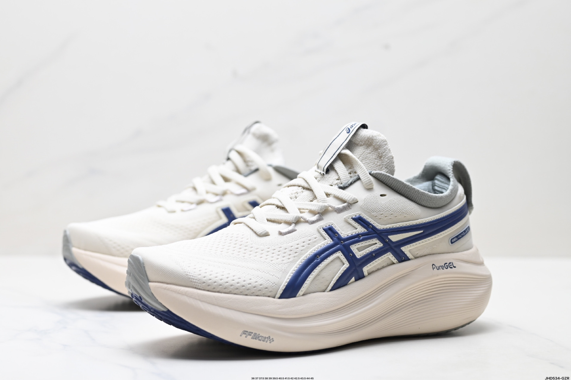 200 Asics Gel-Nimbus 27 舒适防滑耐磨低帮休闲跑步鞋 1011C028-200