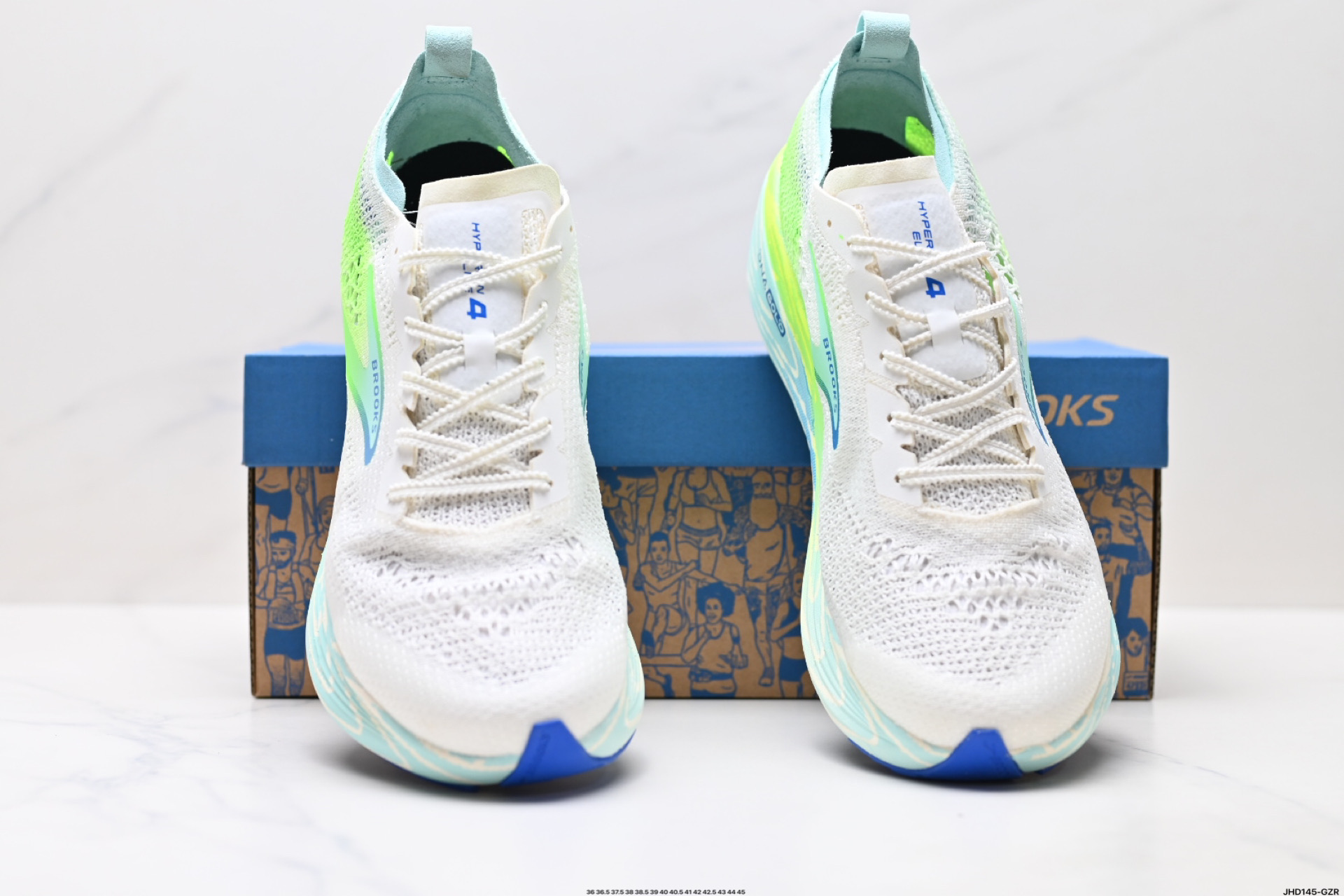 200 Brooks布鲁克斯 Hyperion Elite 4 PB 舒适百搭防滑耐磨 低帮 越野竞速跑步鞋 100053 1D 134