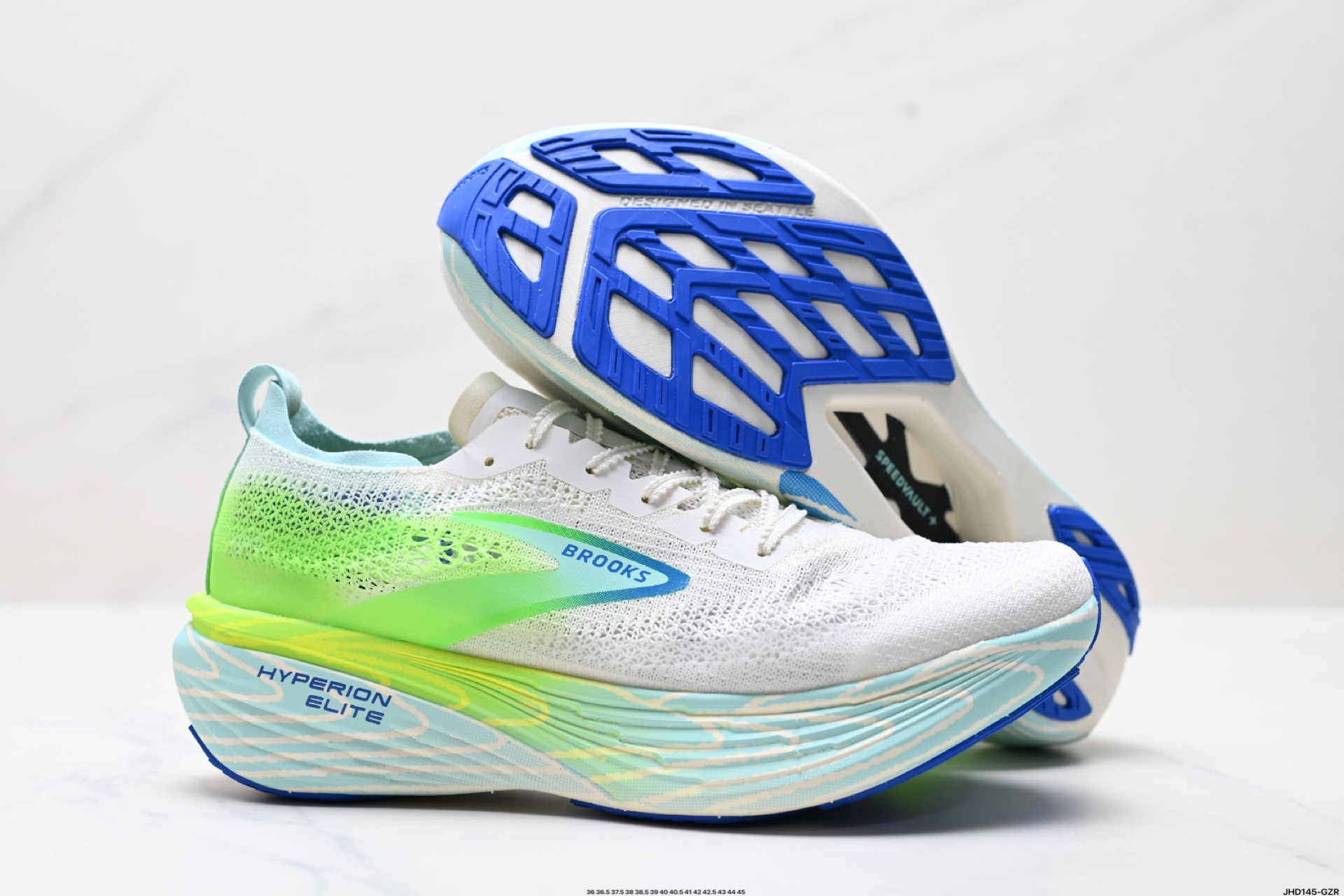 200 Brooks布鲁克斯 Hyperion Elite 4 PB 舒适百搭防滑耐磨 低帮 越野竞速跑步鞋 100053 1D 134