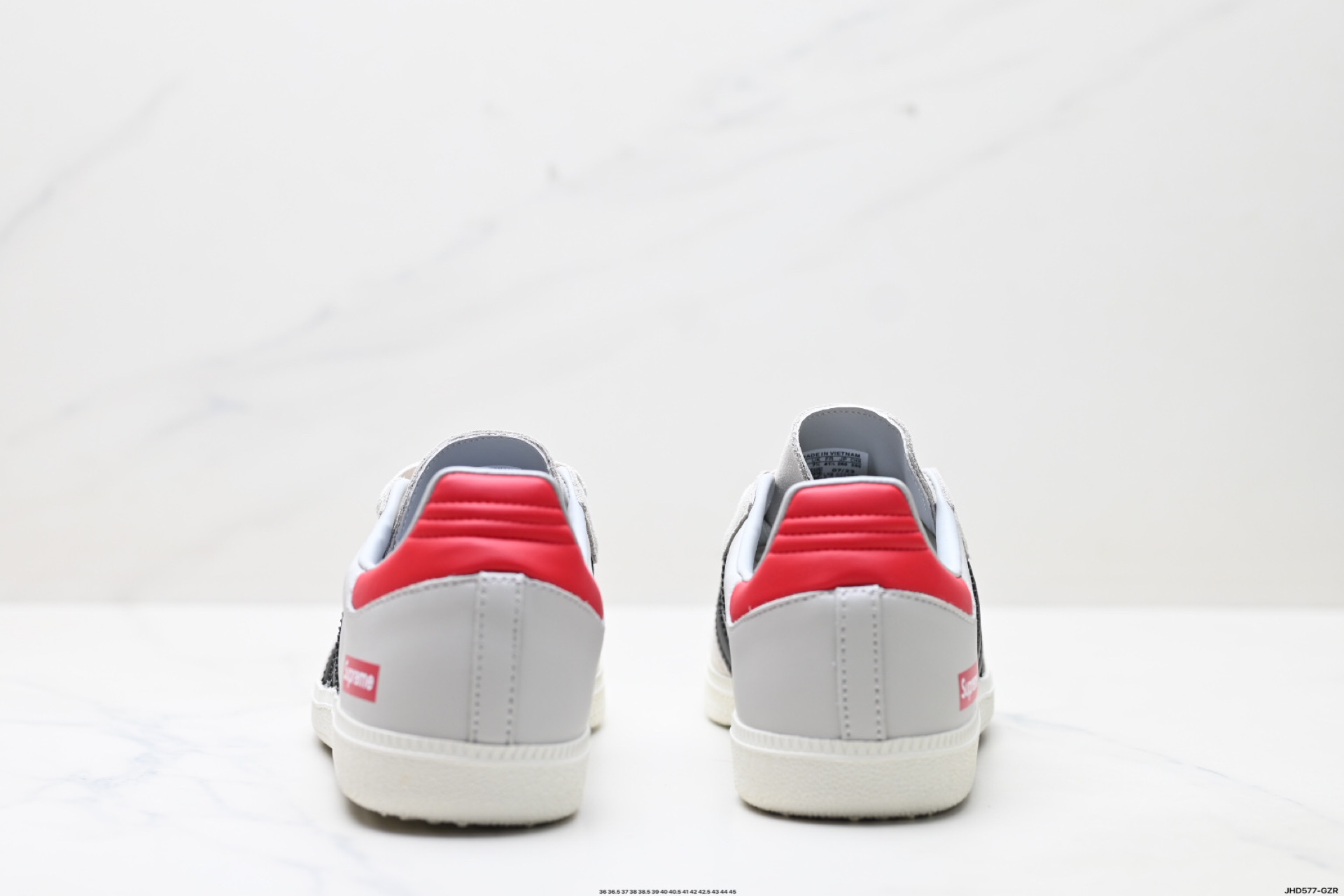 200 Adidas Originals Samba OG ‘DIY’桑巴舞系列 阿迪达斯 三叶草绅士德训足球风百搭低帮休闲运动板鞋 GJ75814