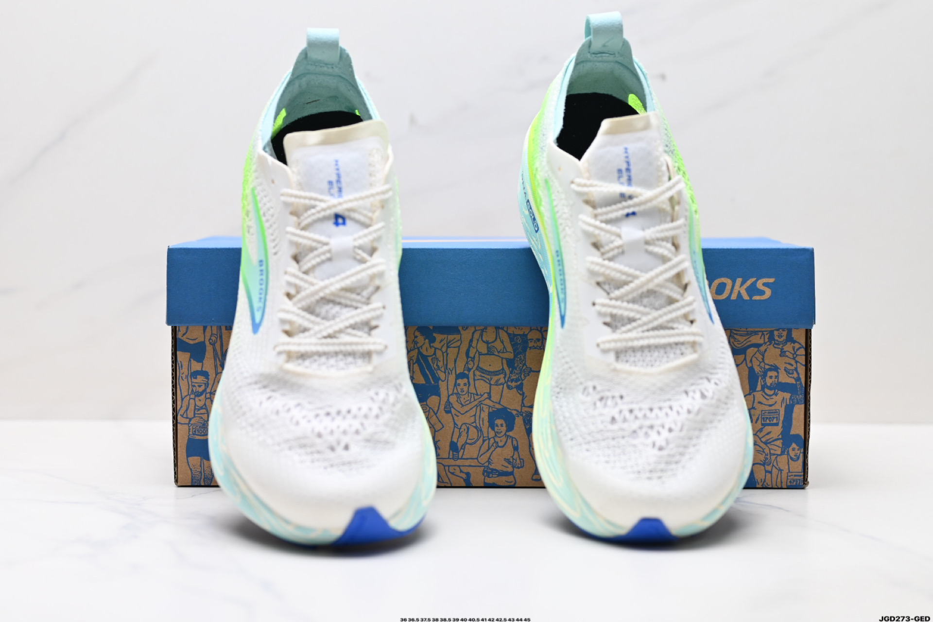 190 Brooks布鲁克斯 Hyperion Elite 4 PB 舒适百搭防滑耐磨 低帮 越野竞速跑步鞋 100053 1D 134