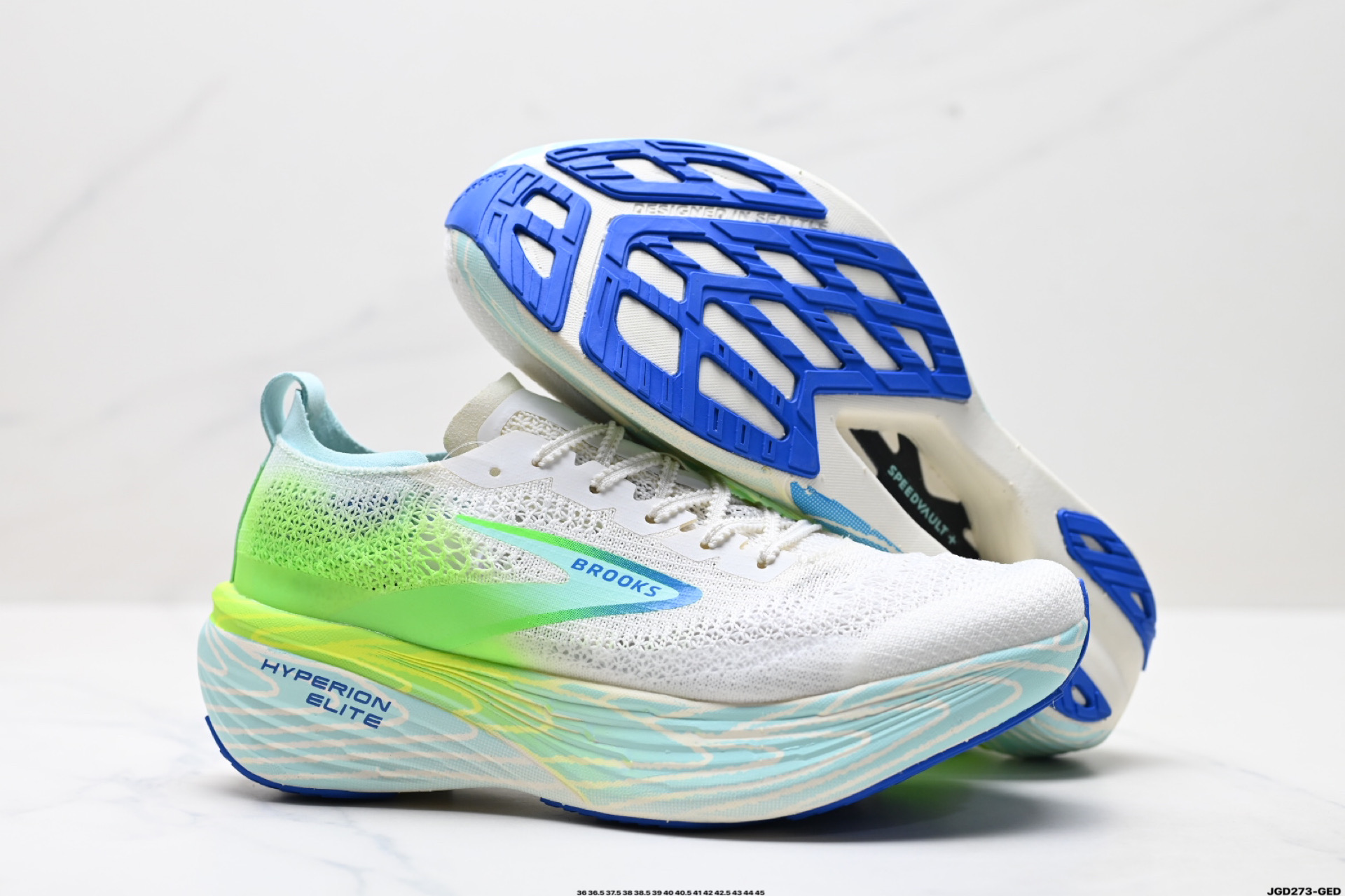 190 Brooks布鲁克斯 Hyperion Elite 4 PB 舒适百搭防滑耐磨 低帮 越野竞速跑步鞋 100053 1D 134