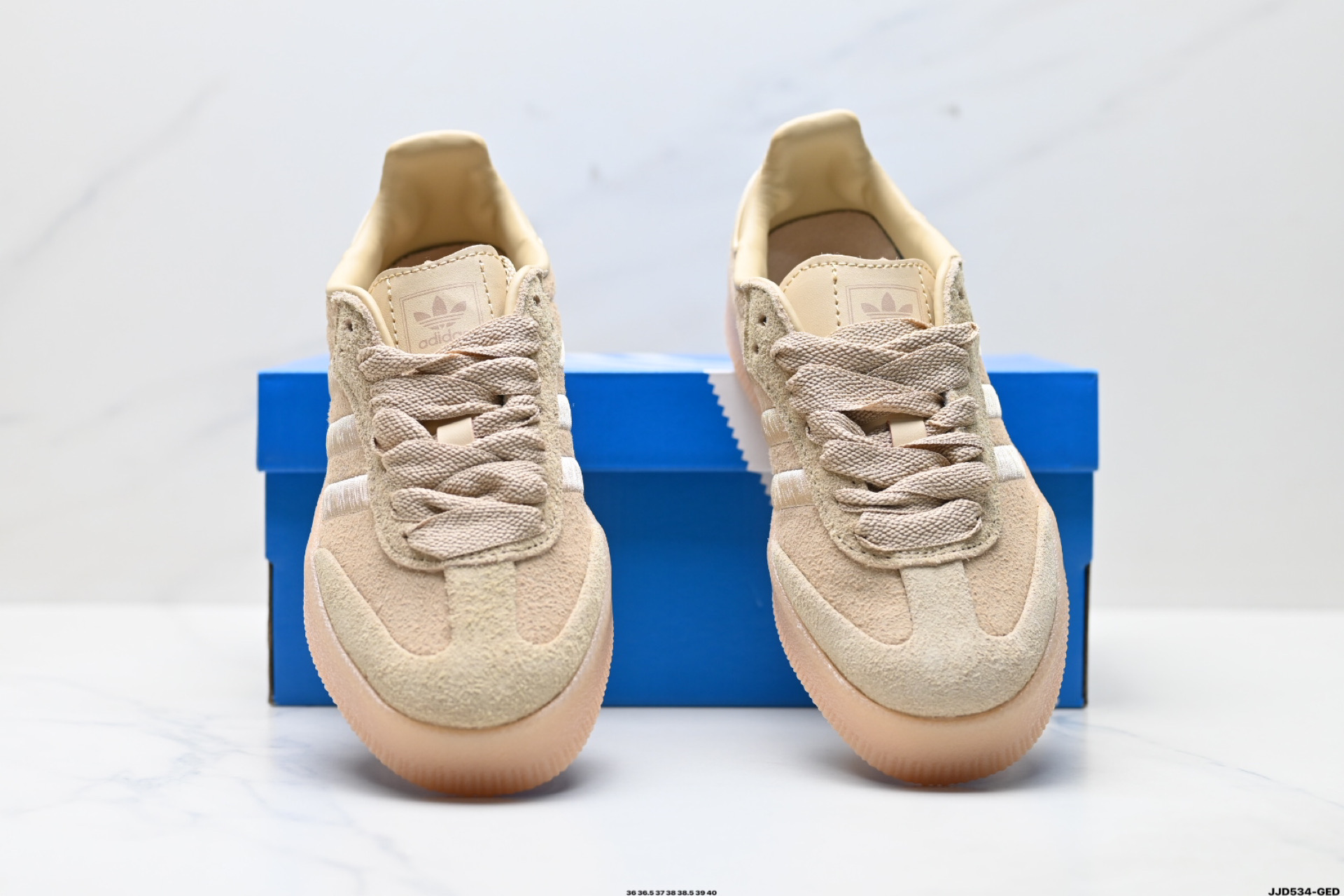 140 Adidas Originals Sambae 桑巴舞系列阿迪达斯 三叶草 绅士德训足球风百搭低帮休闲运动板鞋 JQ0254