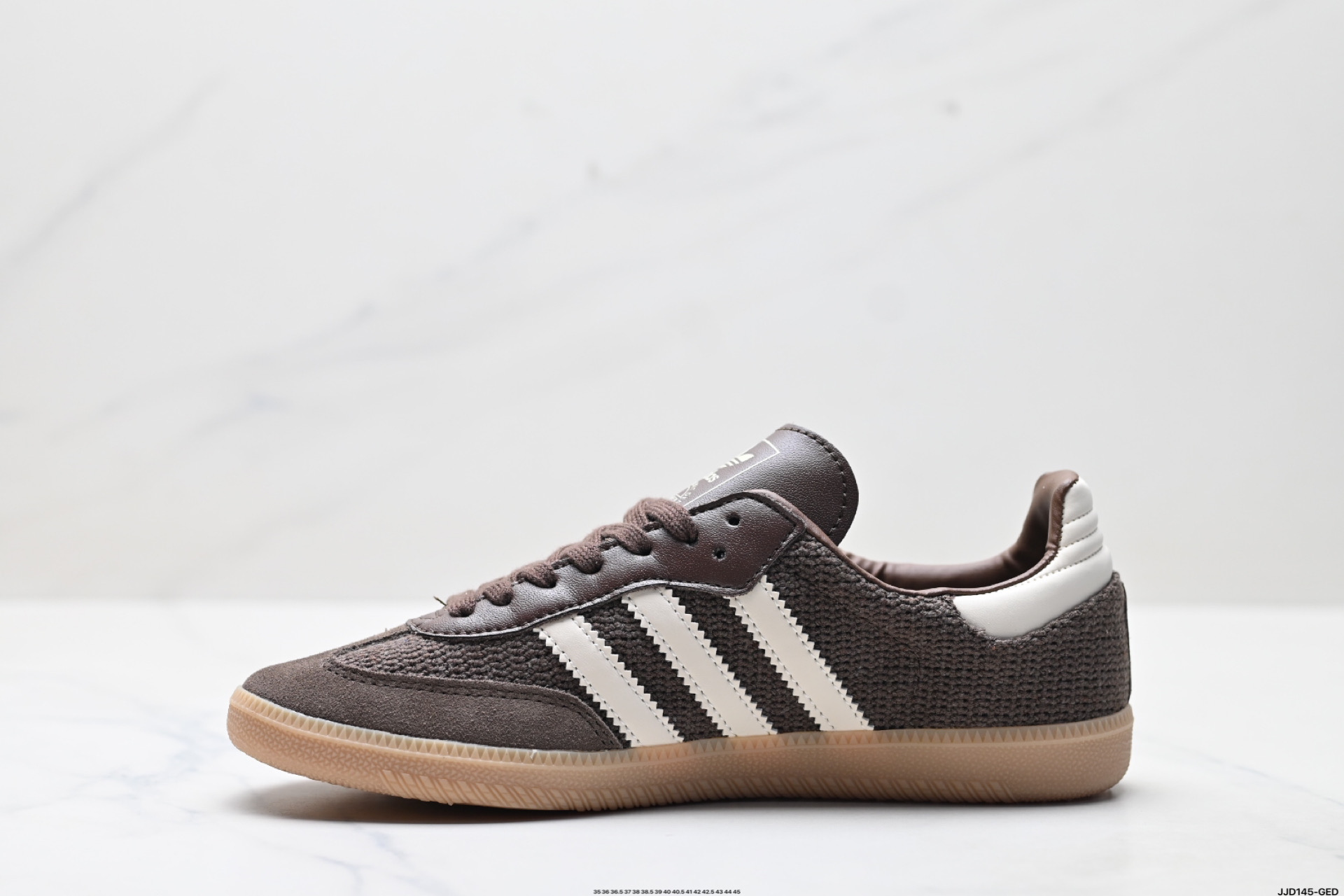 140 阿迪达斯AD Originals Samba Vegan OG桑巴舞系列绅士德训足球风百搭休闲运动板鞋 Jl3184