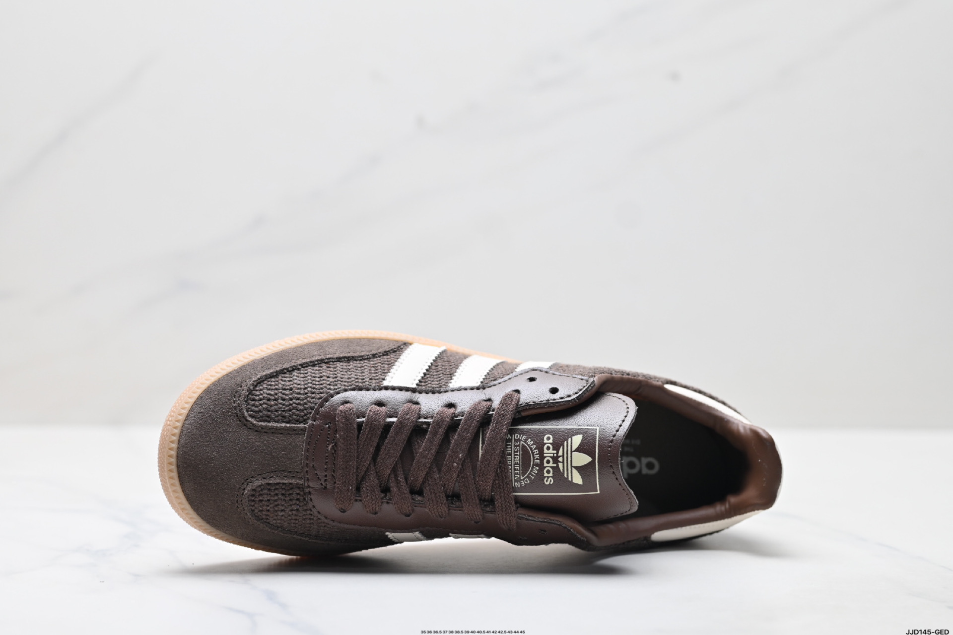 140 阿迪达斯AD Originals Samba Vegan OG桑巴舞系列绅士德训足球风百搭休闲运动板鞋 Jl3184