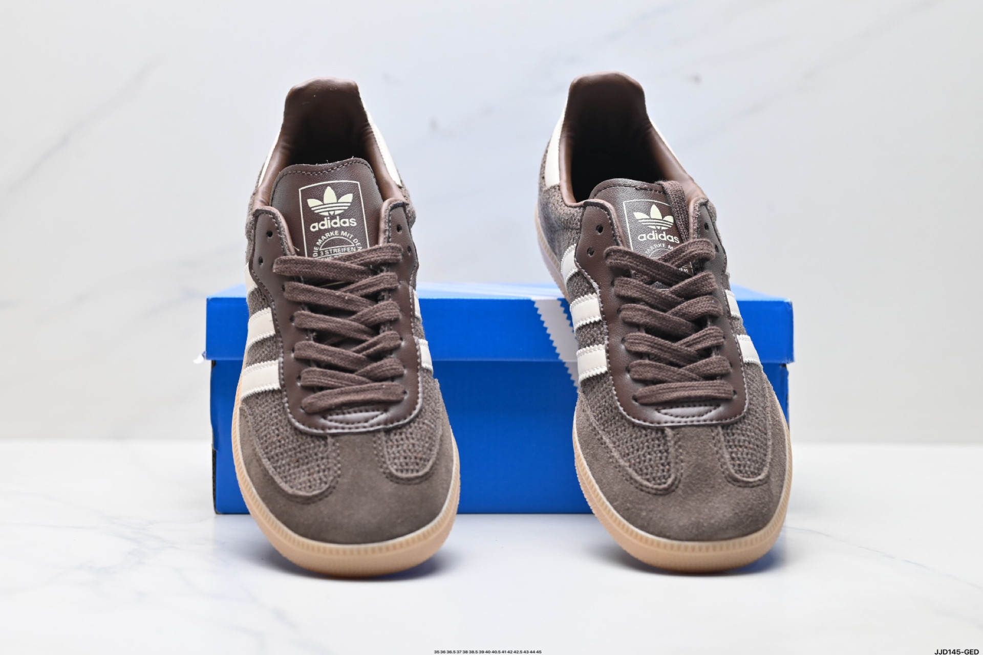 140 阿迪达斯AD Originals Samba Vegan OG桑巴舞系列绅士德训足球风百搭休闲运动板鞋 Jl3184