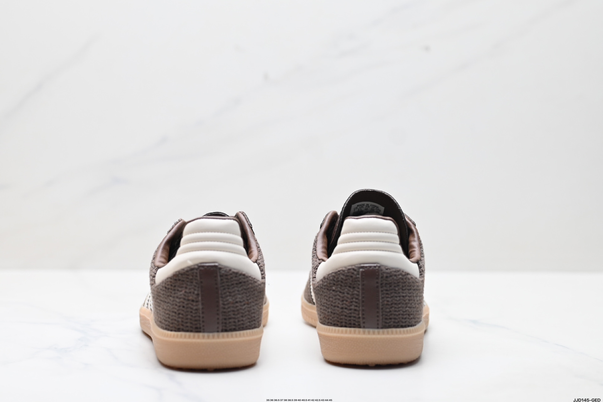 140 阿迪达斯AD Originals Samba Vegan OG桑巴舞系列绅士德训足球风百搭休闲运动板鞋 Jl3184