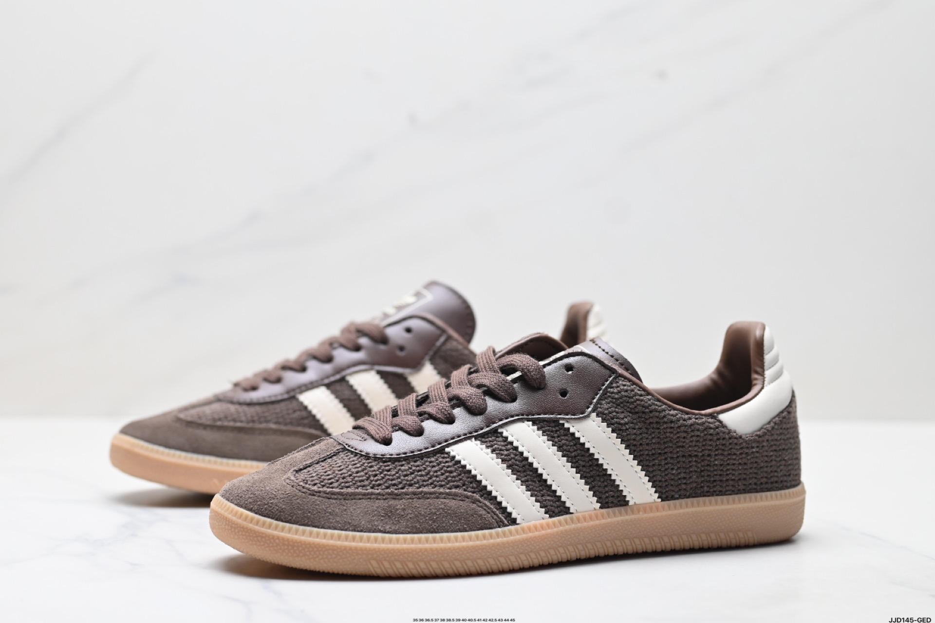 140 阿迪达斯AD Originals Samba Vegan OG桑巴舞系列绅士德训足球风百搭休闲运动板鞋 Jl3184