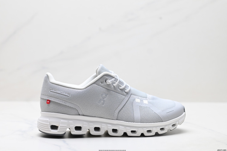 On Cloud 6 Zapatillas Ligeras para Correr y Uso Diario en Gris y Blanco 25 On Cloud 6 Zapatillas Ligeras para Correr y Uso Diario en Gris y Blanco