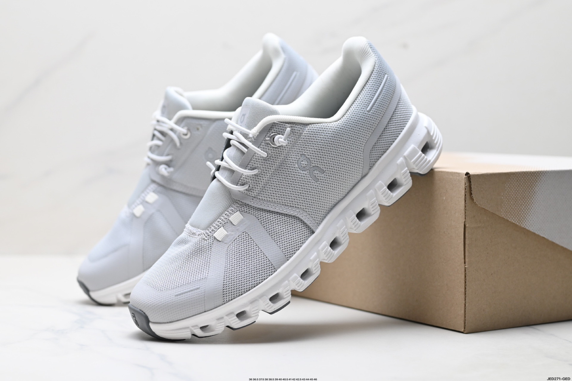 On Cloud 6 Zapatillas Ligeras para Correr y Uso Diario en Gris y Blanco 9 i1751215207031 843 0 7