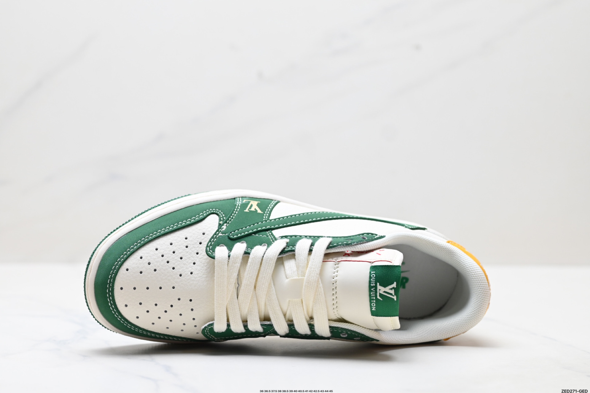 270 Nike Air Jordan 1 x Travis Scott AJ1倒勾 乔一倒钩 ‘DIY’定制 耐克 低帮文化篮球鞋 ZH2598-161