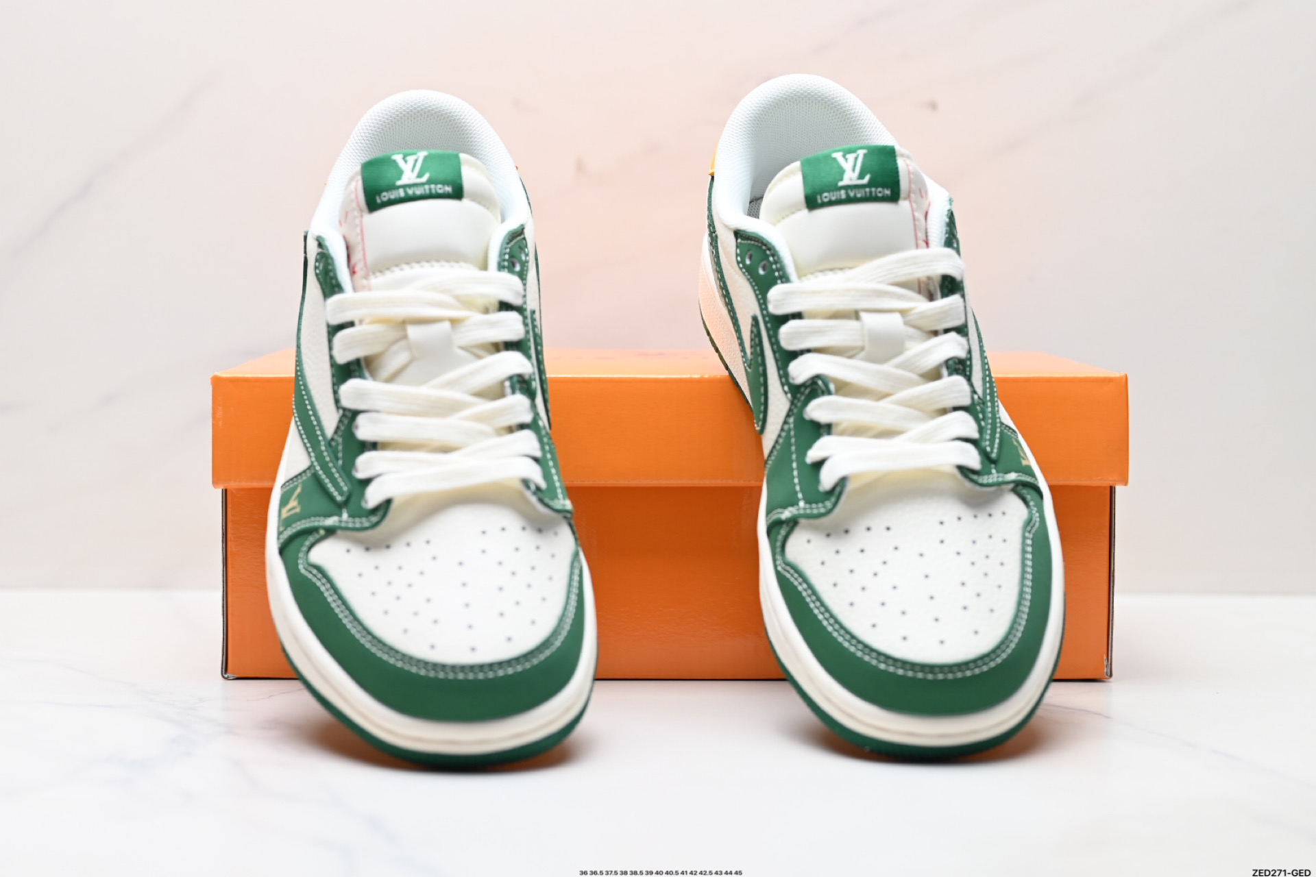 270 Nike Air Jordan 1 x Travis Scott AJ1倒勾 乔一倒钩 ‘DIY’定制 耐克 低帮文化篮球鞋 ZH2598-161