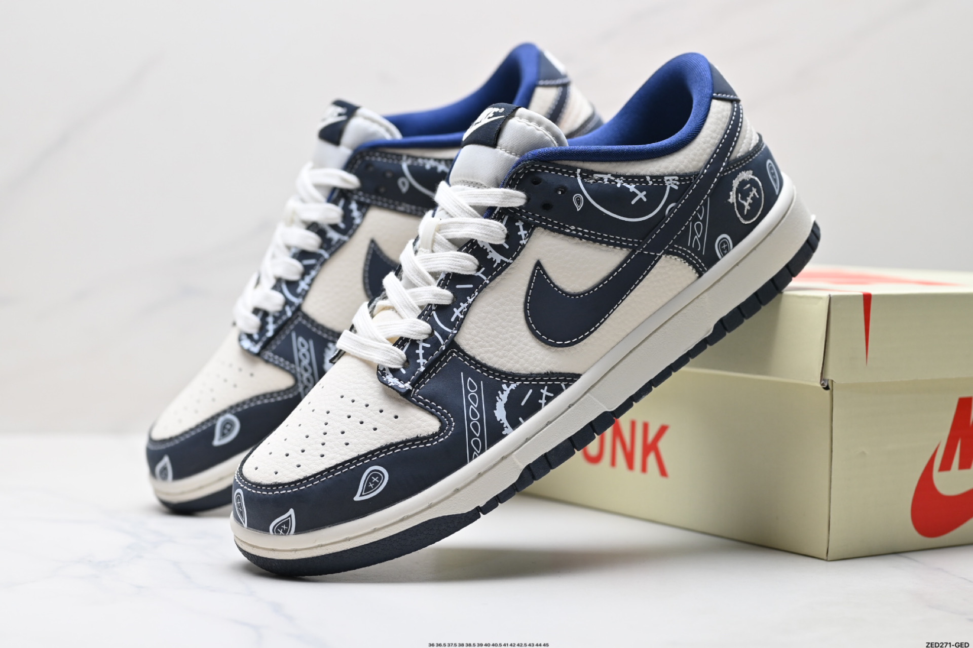270 Nike Dunk Low Retro ‘DIY高端定制’耐克 低帮休闲运动板鞋 KK1333-046