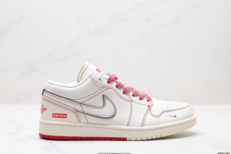 Nike Air Jordan 1 Low Casual Sneakers - Premium Leather, Comfortable Fit 1 Nike Air Jordan 1 Low Casual Sneakers – Premium Leather, Comfortable Fit