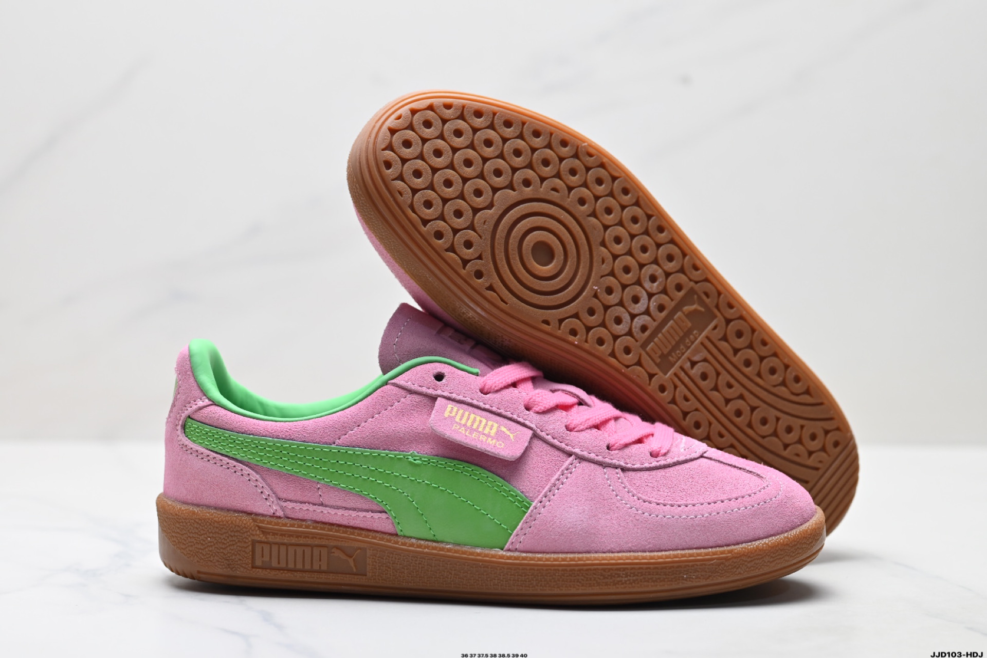 140 Puma Palermo Vintage复古单品 彪马 防滑耐磨低帮德训板鞋 397760-01
