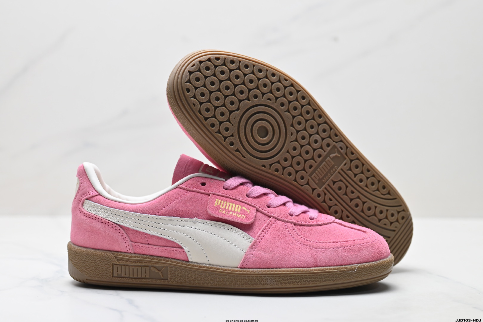 140 Puma Palermo Vintage复古单品 彪马 防滑耐磨低帮德训板鞋 397760-01