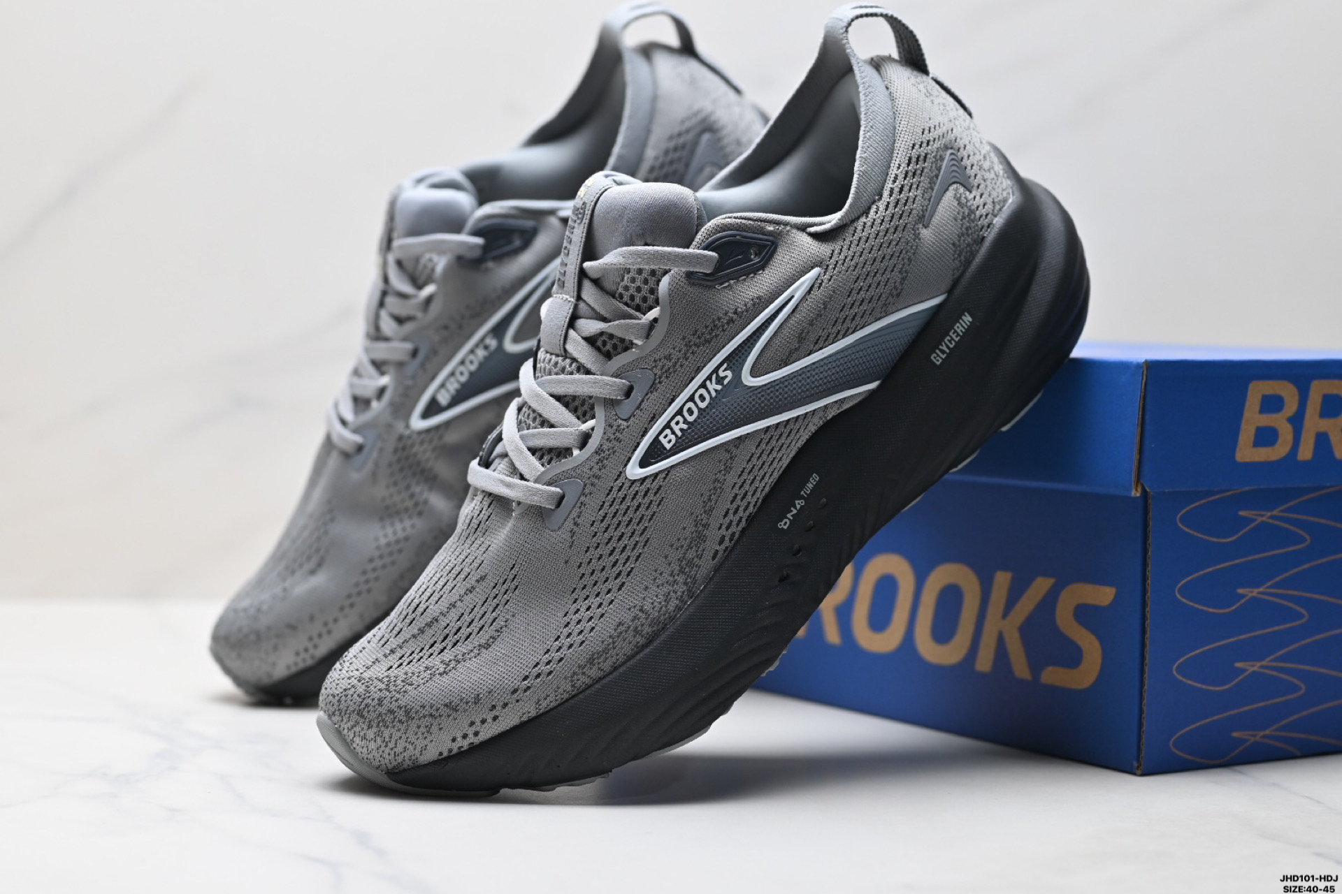 200 Brooks布鲁克斯Glycerin甘油22跑鞋男子缓震马拉松氮气慢跑鞋 110446 1D 020