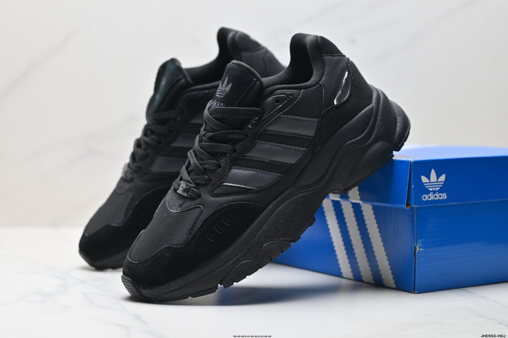 200 阿迪达斯 新款 三叶草 厚底 RETROPY F90新款经典运动鞋以90年代经典跑步鞋 HP6414